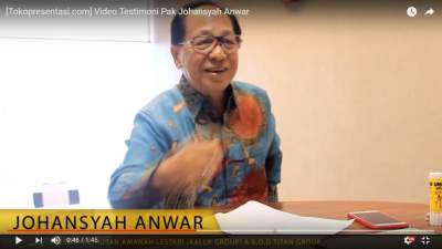 tokopresentasi.com testimoni Pak Johansyah Anwar jasa desain presentasi profesional