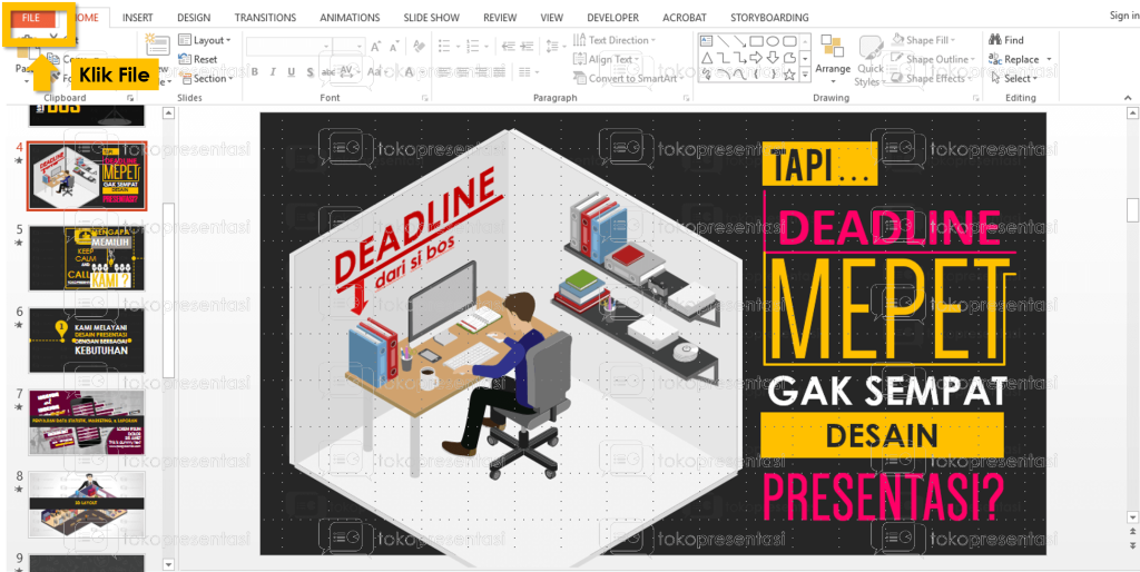 tokopresentasi.com tutorial konversi powerpoint ke video