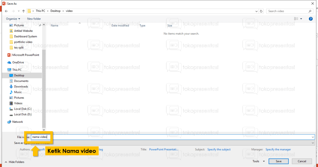 tokopresentasi.com tutorial konversi powerpoint ke video 3