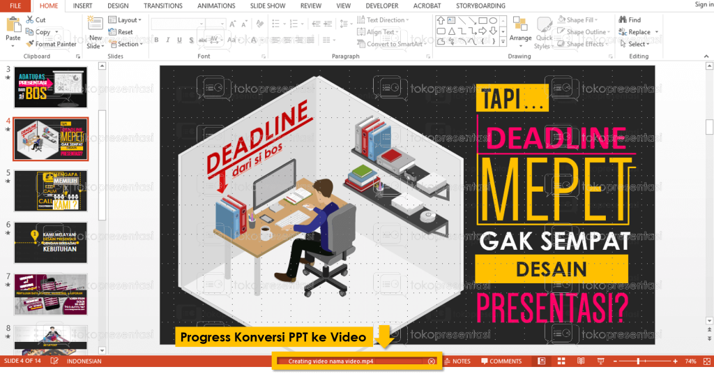 tokopresentasi.com tutorial konversi powerpoint ke video 6