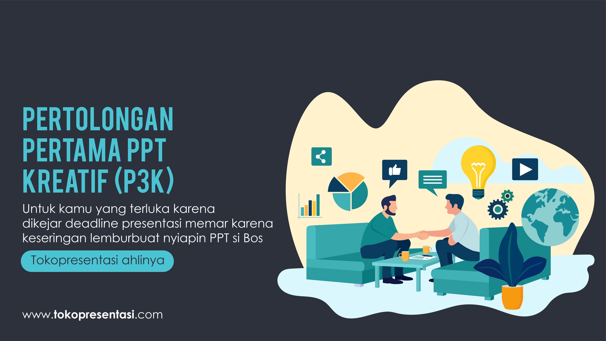 Jasa Pembuatan Desain Presentasi Powerpoint Lomba Inovasi GKM WKM TKMPN Triputra Group Tokopresentasi