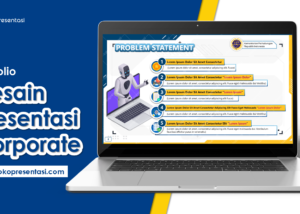 Desain PPT Corporate Tema AI by Tokopresentasi.com