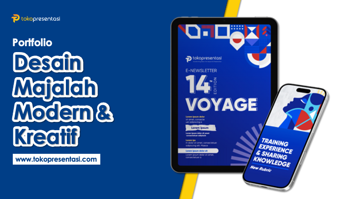 Desain Majalah Modern & Kreatif