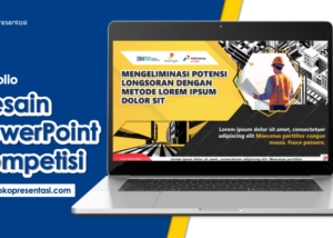 Desain PPT Custom Kompetisi Tema Konstruksi by Tokopresentasi.com