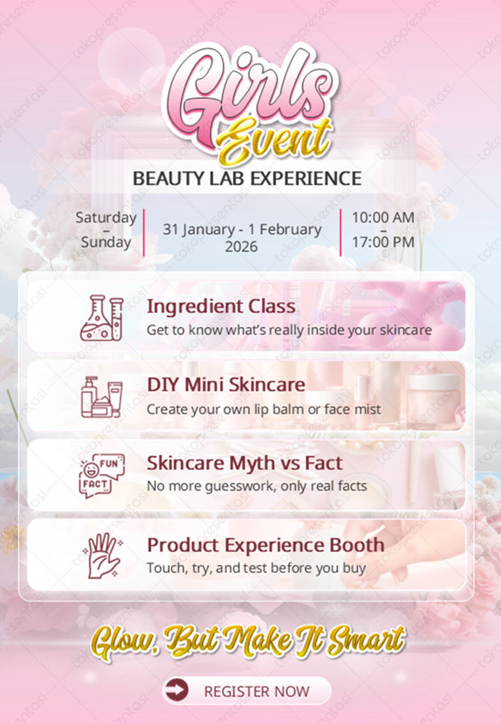 Desain Flyer Event Kecantikan