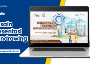 Desain Presentasi Style Ilustrasi Handrawing - Custom Design Presentation