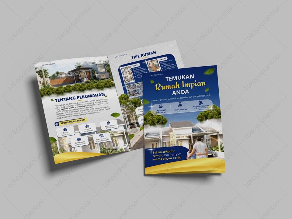 mockup 2 perumahan Jasa Desain Brosur Perumahan