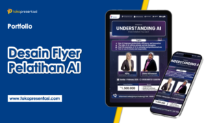 Desain Flyer Pelatihan AI