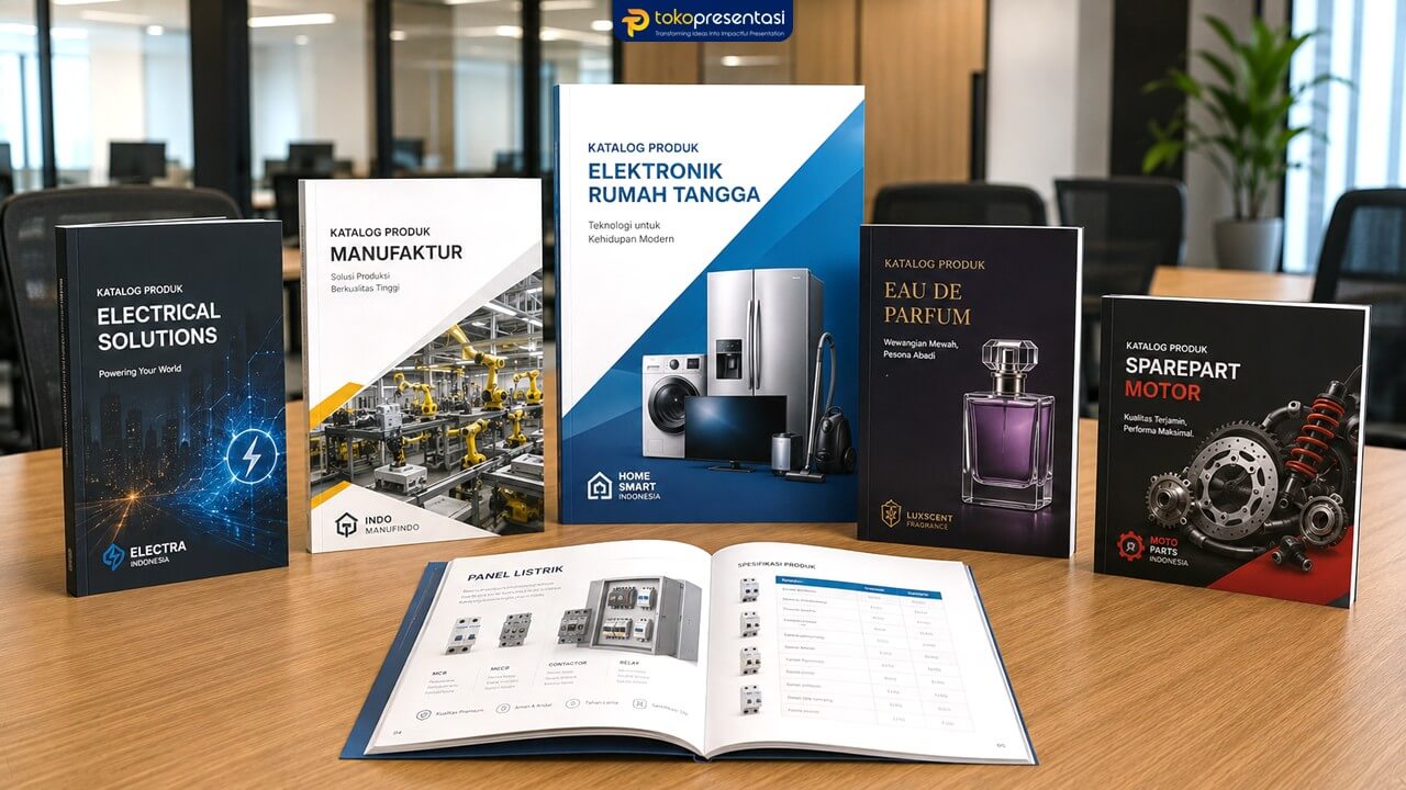 Harga Jasa Pembuatan Desain Katalog Produk Cetak dan Digital Interaktif Tokopresentasi