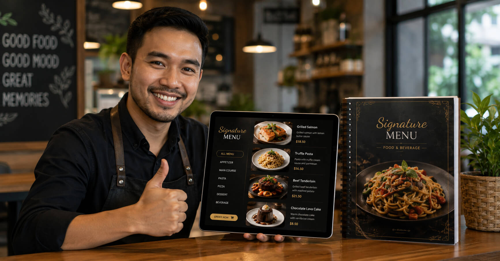 Keunggulan Menggunakan Jasa Pembuatan Desain Buku Menu Digital Interaktif Buku Menu Cetak Tokopresentasi