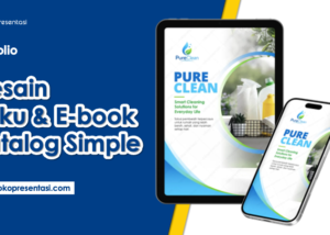 Desain Buku & E-Book Katalog Simple