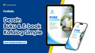 Desain Buku & E-Book Katalog Simple