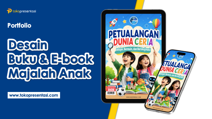 Desain Buku & E-Book Majalah Anak Creative