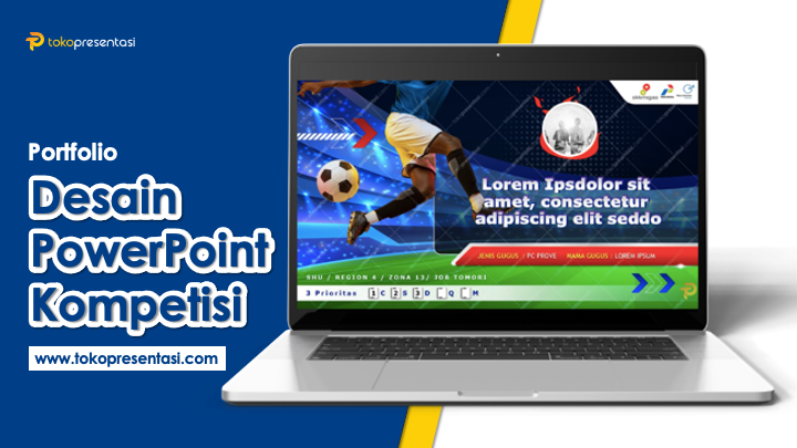 Desain Presentasi CIP - Tema Football