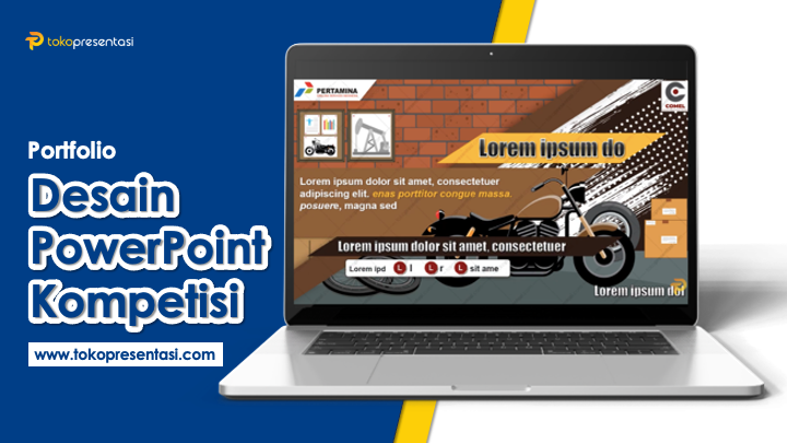 Desain Presentasi CIP - Tema Bengkel Motor